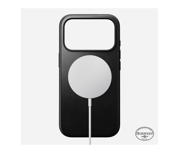 Nomad Modern Leather Case do iPhone 18 Pro / 17 Pro MagSafe (black - 1586578 - zdjęcie 3